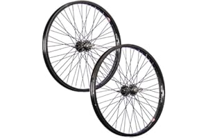 Taylor-Wheels 20 Pouces Ensemble Roues vélos BMX axe traversant Noir