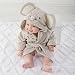 hibote Baby Hooded Nightgown Cartoon Squirrel Flannel Sleepwear Girls Boys Homewear Pajamas Kids Soft Bath Robe 0-3 years
