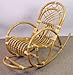 Produktbild Rattan Kinder Schaukelstuhl , Schaukler Fb. honig , Gr. 80 x 37 x 70 cm