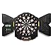 Produktbild Nexos Elektronische Dartscheibe Dartboard Dartautomat E-Dart Kabinett – Set inkl. 12 Dartpfeile Ersatzspitzen Netzteil – 27 Spiele 216 Varianten