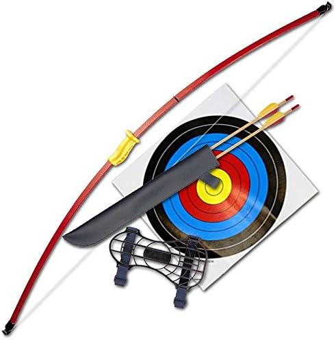 SILCO Archery Leisure Bow Set Medium with Arrows, Target, Quiver & Arm