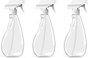 THIS-TRADING Lot de 3 flacons pulvérisateurs de 500 ml avec tête réglable pour la maison et le jardin – Idéal pour le nettoyage, la brumisation des plantes, la coiffure – Pulvérisateur à gâchette durable,