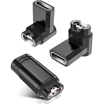 Adaptateur USB-C Vers Garmin - 2 Pack - Compatible Fenix 7/6/5, Forerunner, Venu - 90°