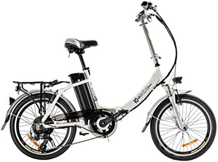 IC Electric Plume – Folding Bike, Unisex adult, Plume, white, one size
