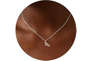 SLOONG Halskette Damen Silber Kette mit Buchstaben Hypoallergene Silberkette Damen mit Anhänger Kette Silber Schmuck Geschenke für Mama Frauen Mädchen Freundin Kinder