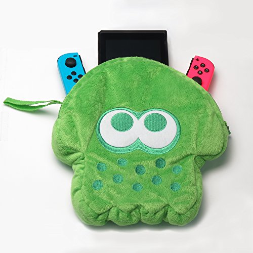 HORI NSW-052U Splatoon 2 Plüschtasche grün - 3