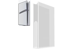 PIDYNX Durchscheinende Staubschutzhülle für PS5 Pro Neue Konsole Staubschutz Vertikale Staubabdeckung Optisches Laufwerk Digital Universal Schutzhülle