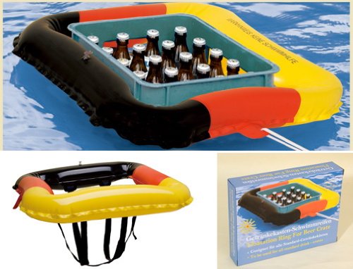 Getränkekastenschwimmreif / Bier Floss