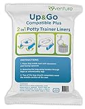 Venture Potette Plus Up & Go Töpfchen-Einlegetüten für unterwegs, zu 100 % kompatibel, rutschsicher, 35 Stück - 2