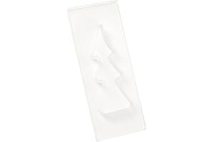 Rayher Hobby 36063000 Gießform Tannenbaum, 9,5 x 25 cm, Tiefe 3,5 cm, Pet, Beton Gießform, zum Ausgießen mit Kreativ-Beton, Raysin-Gießpulver, Wachs, Seife,Transparent