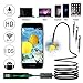 Produktbild NASUM WiFi Endoskop Endscpoe 8mm 2.0 Megapixel 1200P HD Endoskopkamera mit 8 LED-Leuchten und 3,5 M Semi-Starre IP68 Wasserdicht Kabel USB Adapter für Smartphone Tablet PC Android IOS Win