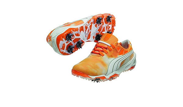 puma orange golf shoes
