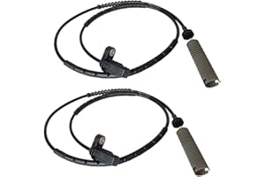 CANJPTON Compatible avec BMW Série 1 3 E46 E81 E82 E88 E90 E91 E93 Capteur de vitesse de roue ABS arrière gauche et droite 2 pièces 34526762466