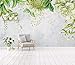 Produktbild L22LW Wandbild 3D-Wandbilder Tapeten Grün Hand Gemalten Blumenbilder Im Wohnzimmer Schlafzimmer Home Wandbilder Tapeten, 400 cm * 280 cm (H)