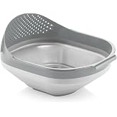 FOLDING ACCORDION BRASS STRAINER 23 * 26 * 14 CM