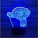 Produktbild Schöne monkey led 3d nachtlicht aminal 7 farbwechsel usb touch schalter lampe baby schlafen 3d tischlampe kind creativee spielzeug geschenk, touch schalter