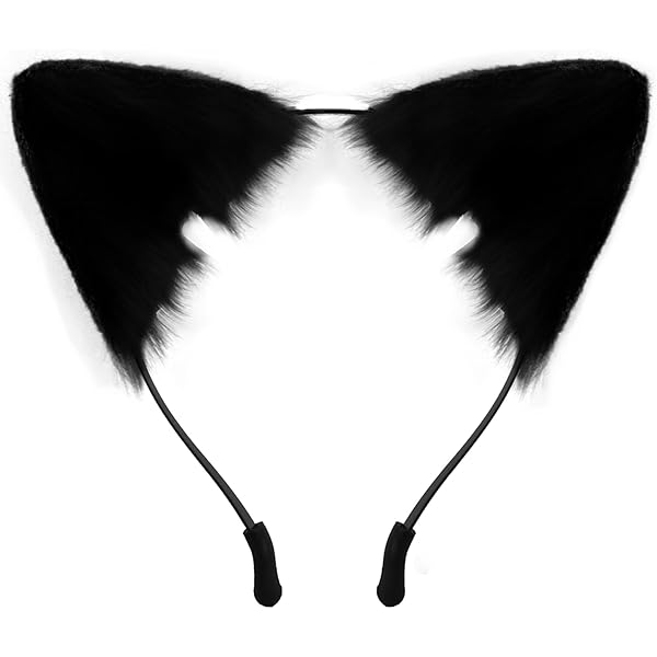 Katzenohren Stirnband – Schwarzes Katzenohr Haarband Für Kostüme, Parties & Cosplay – Weich, Dehnbar, Für Damen & Mädchen