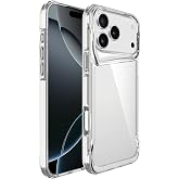 CONSTRAIN Apple iPhone 18 Pro ve iPhone 17 Pro İle Uyumlu Kamera Korumalı Şeffaf Esnek Silikon Telefon Kılıfı Arka Kapak - Şe