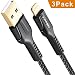 Produktbild IPhone ladekabel, VIPFAN Lightning Kabel 3 Pack {2*1M 1*1.8M} Kompatible mit iPhone X 8 8 Plus 7 7 Plus 6 6 S 6 Plus 5 S SE iPod iPad Mini Air Pro (Schwarz)