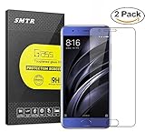 Xiaomi Mi6 Vetro Temperato Pellicola Protettiva Glass Screen, SMTR® [resistant Scratch][Super chiaro][Facilità di installazione] 0.33mm 9H 2.5D durezza vetro, per Xiaomi Mi6,(2 Pack)