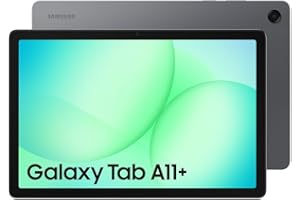 Samsung Galaxy Tab A11+, Android Tablet, AI Features, Sleek and Modern Design, 11 Inch 90Hz Display, 128GB Storage, 6GB Memory, With Dolby Quad Speakers, Grey, 3 Year Extended Warranty (UK Version)