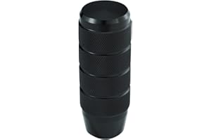 Temzzer Shifter Gear Knob Car Weighted Transmission Shift Stick Lever Handle for Most Manual Automatic Vehicles (Black)