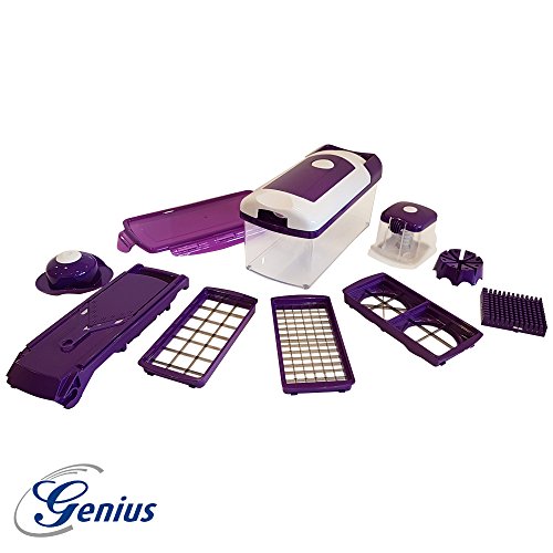 Genius Nicer Dicer Fusion 13tlg lila Sonderedition Gemüseschneider Obstschneider - 4
