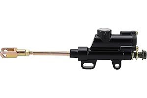 ‎GOOFIT GOOFIT Schwarz Heckbremse Hauptzylinder geeignet Ersatz für 110cc 125cc 140cc Off-Road Vehicle