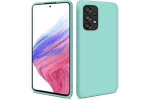 HS PRODUCTS HSP Etui do Samsung Galaxy A53 5G [Odpychający kurz] Pokrowiec ochronny z silikonu Premium TPU case | Odporny na zarysowania i wstrząsy | Ochrona aparatu i ekranu | Dokładnie dopasowany | turkus