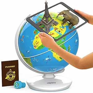 Shifu Orboot Earth - Interactive AR World Globe for Kids 4-10 Years (App Based Globe, without borders/names, Device Not Included)(PVC, Multi color)