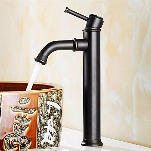 YLSZ-bathroom taps/Bathroom Sink Taps  All-ceramic antique black hot and cold water alone single hole dragon