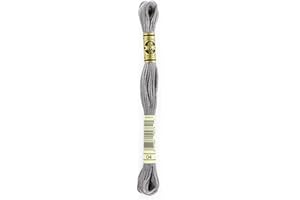 DMC - Hilo Mouliné®100% algodón - Apto para todas las técnicas y todos los soportes, ideal para punto de cruz | Ovillos de 8 m - 6 hebras, disponible en 500 colores