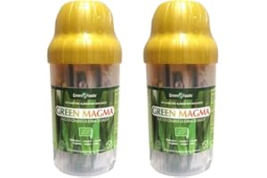 GREEN FOODS Confezione risparmio 2 x GREEN MAGMA® - 20 bustine monodosi da 3 gr cad. contenute in un pratico shaker Royal Nature