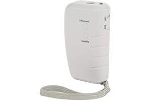 Haofy Electronic Dog Repeller Portable Ultrasonic Repelling Dogs Electronic Chaser Alarm Tools Stopper Stop Barking Supplies 9V laminated dry battery(Not included)