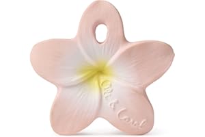 Oli & Carol - Mini mordedor para bebés, Rosa, Bella the Flower