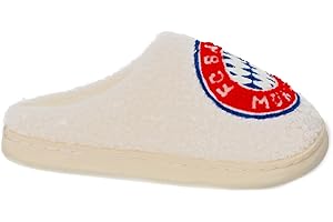 ‎FC BAYERN MÜNCHEN FC Bayern München I Plüschpantoffeln I Kinder I Off White I 36