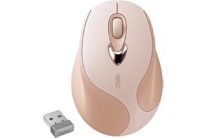 Uineer Souris sans Fil - Souris Ergonomique Rechargeable 2.4G avec clic Silencieux, DPI réglable sur 3 Niveaux - Souris Portable pour Ordinateur Portable, Ordinateur