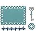 Sizzix Thinlits Border/ Label/ Medallion and Key Die Set, Pack of 4
