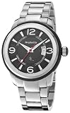 Orphelia Herren-Armbanduhr Black Touch Analog Quarz Edelstahl