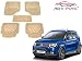 Auto Pearl - Premium Luxurious Quality Heavy Duty Light Weight Beige 5Pc PVC Rubber 6255TW Car Mat For - Maruti Suzuki Ignis RS.1599.00