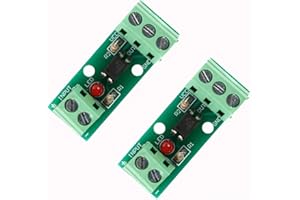 ZkeeShop 2Pcs Optocoupler Isolator Module PC817 1-Channel Optocoupler Photoelectric Optoisolator PNP NPN Signal Converter Module (24V)