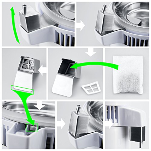 LifeBasis Wasserdestilliergerät Wasserdestillierer Wasserdestille Wasser Destille mit Sammelkanne und einem tragbaren TDS Wasserqualität Messgerät - 4