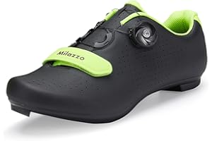 Milazzo Fahrradschuhe, Rennradschuhe für Herren, Rennrad MTB Radschuhe, Mountainbike Sneaker, Atmungsaktive Peloton Schuhen Radsportschuhe Kompatibe Look SPD SPD-SL Delta Lock Pedal Reitschuhe