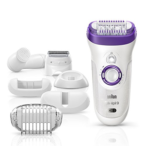 Braun Silk-épil 9 9-579 - Wet & Dry Cordless Electric Hair Removal Epilator, Ladies' Electric Shaver for Women (Bonus Edition)