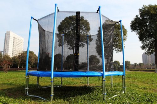 FA Sports Gartentrampolin mit Sicherheitsnetz Flyjump Monster II, blau, 366 cm, 1221 - 11