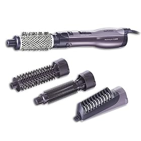 BaByliss Brosse soufflante multistyles Technologie ionique anti-frisottis, Technologie céramique, 4 accessoires, Multistyler, Noir, AS121E