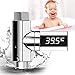 Produktbild XJELOVE LED Wassertemperatur-Messgerät Baby-Duscharmatur LED-Thermometer ohne Netzteil Baby-Badewassertemperatur-Messgerät Badewassertemperatur-Duschwassertemperatur-Anzeige