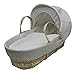 Kinder Valley Waffle Palm Moses Basket, Grey