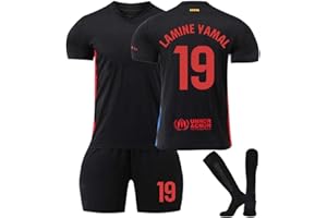 GENERISCH Basa 19 Lamine Yamal Trikot Kinder All Home Away Fluorescent Green Gold White Black Red Blue Stripe Fußball Jerseys Anzug New Retro Kids Mens Sport Trainning Soccer T Shirt Outfit Football Jerseys