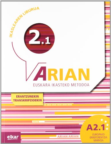 Arian a21 ikaslearen liburua (+cd audioa)